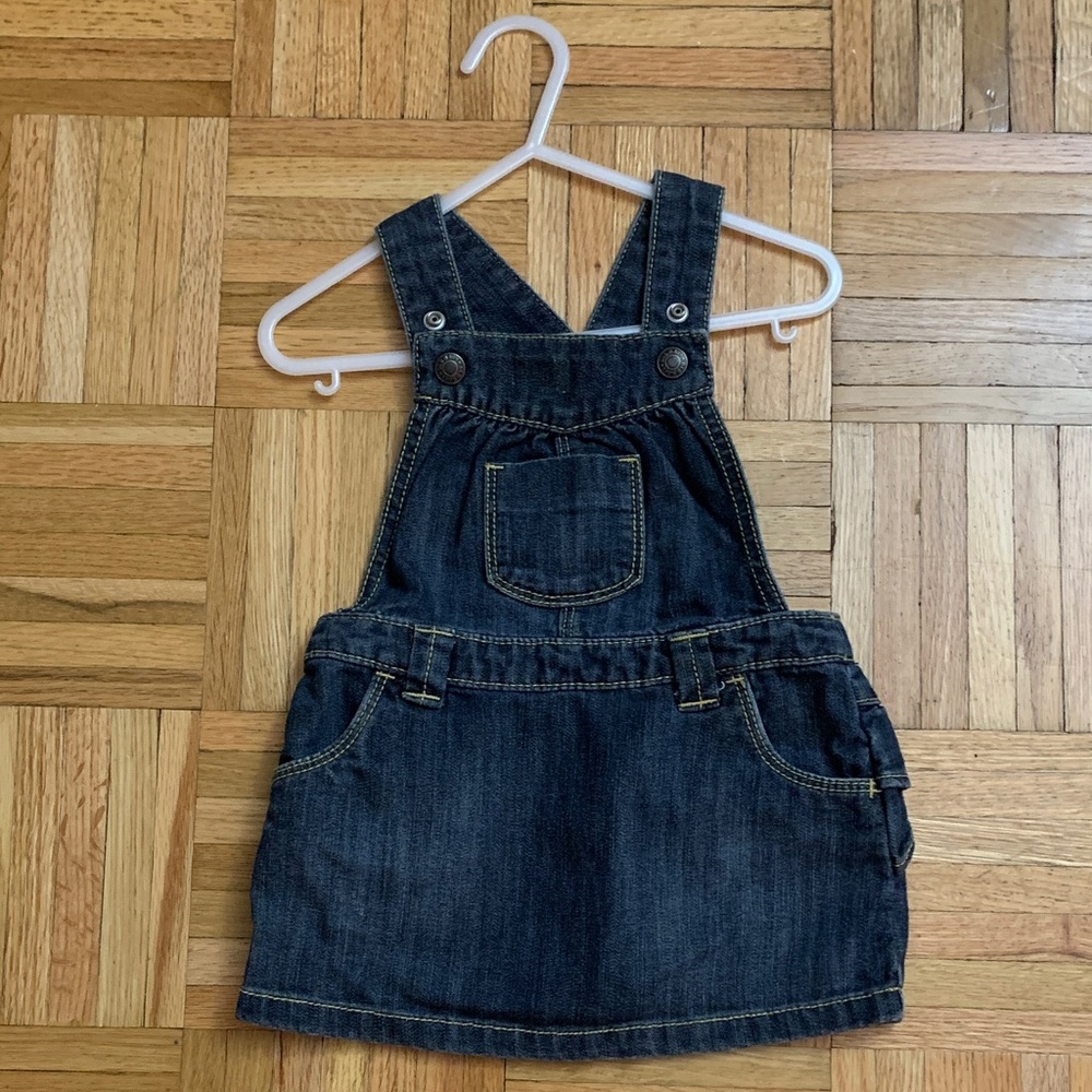 Ruffled Bottom Overall Skirt - Child Size 12-18M - LIKE NEW!